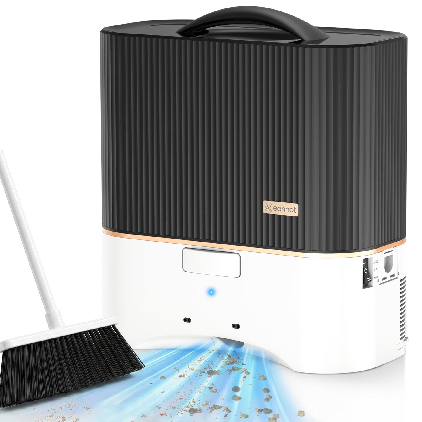 Touchless Vacuum Dustpan 27,000Pa Suction 7L Large Dustbin  EL17