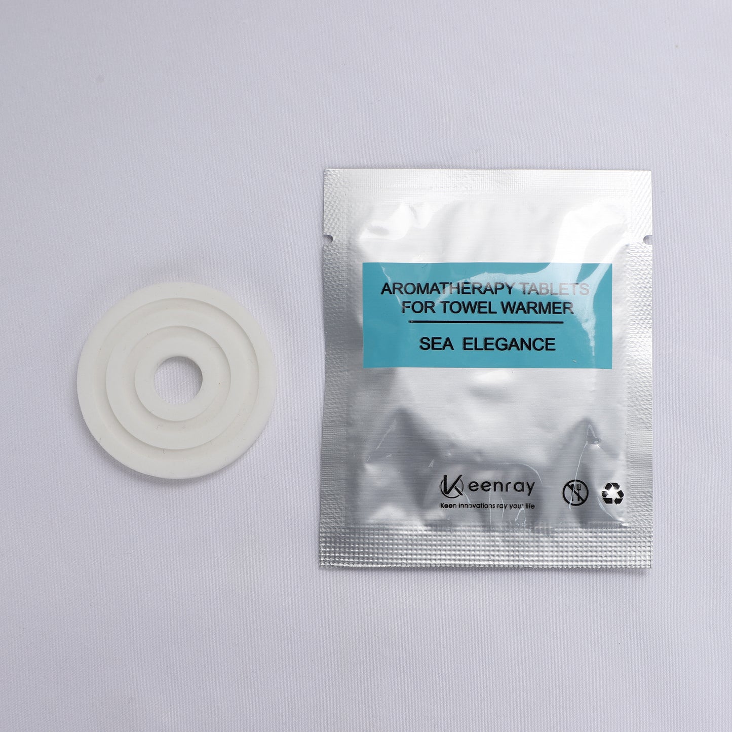 Keenray Towel Warmer Fragrance Disc, Fresh Fragrance Scented Pads for Towel Warmer Bucket (Ocean Flavor)