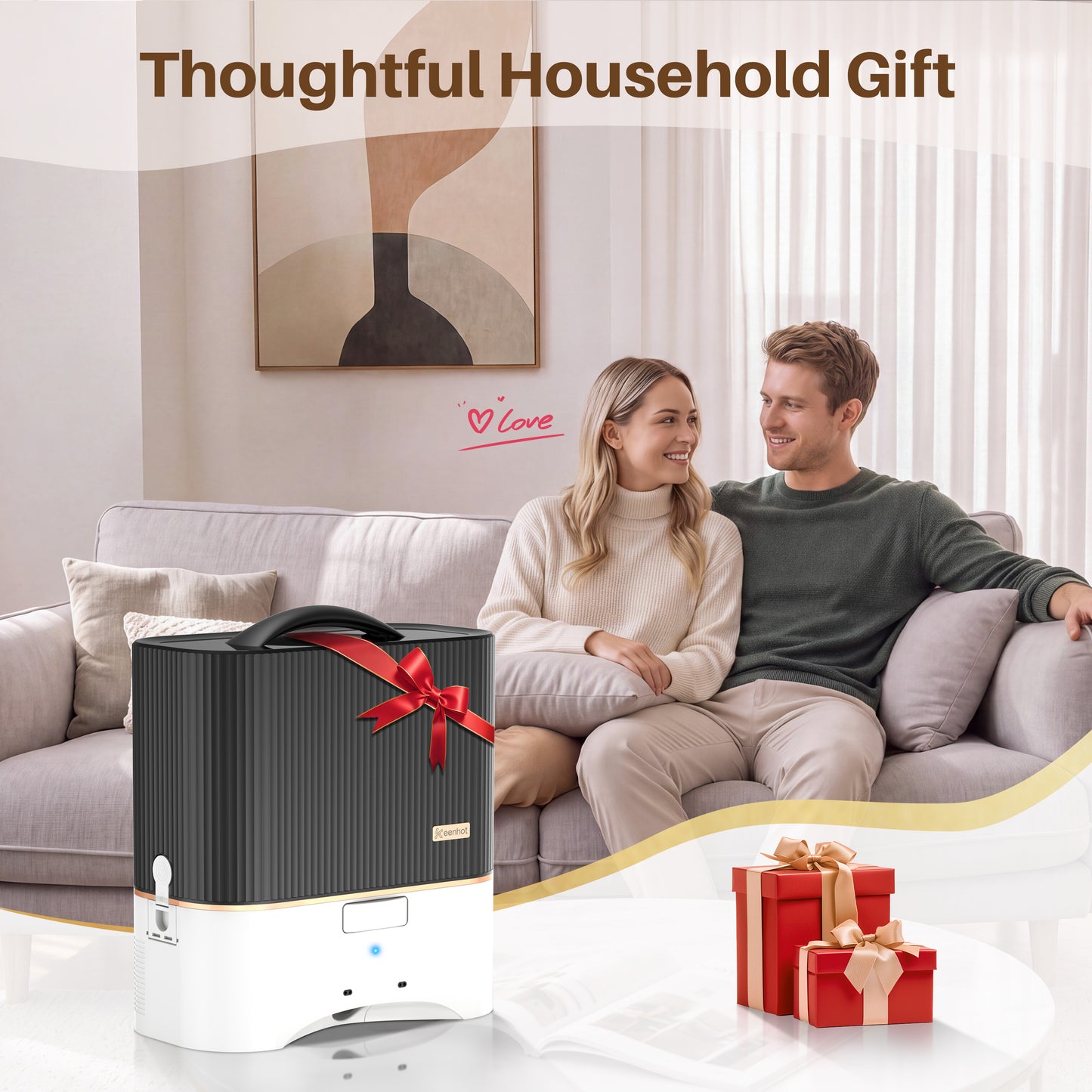 Touchless Vacuum Dustpan 27,000Pa Suction 7L Large Dustbin  EL17