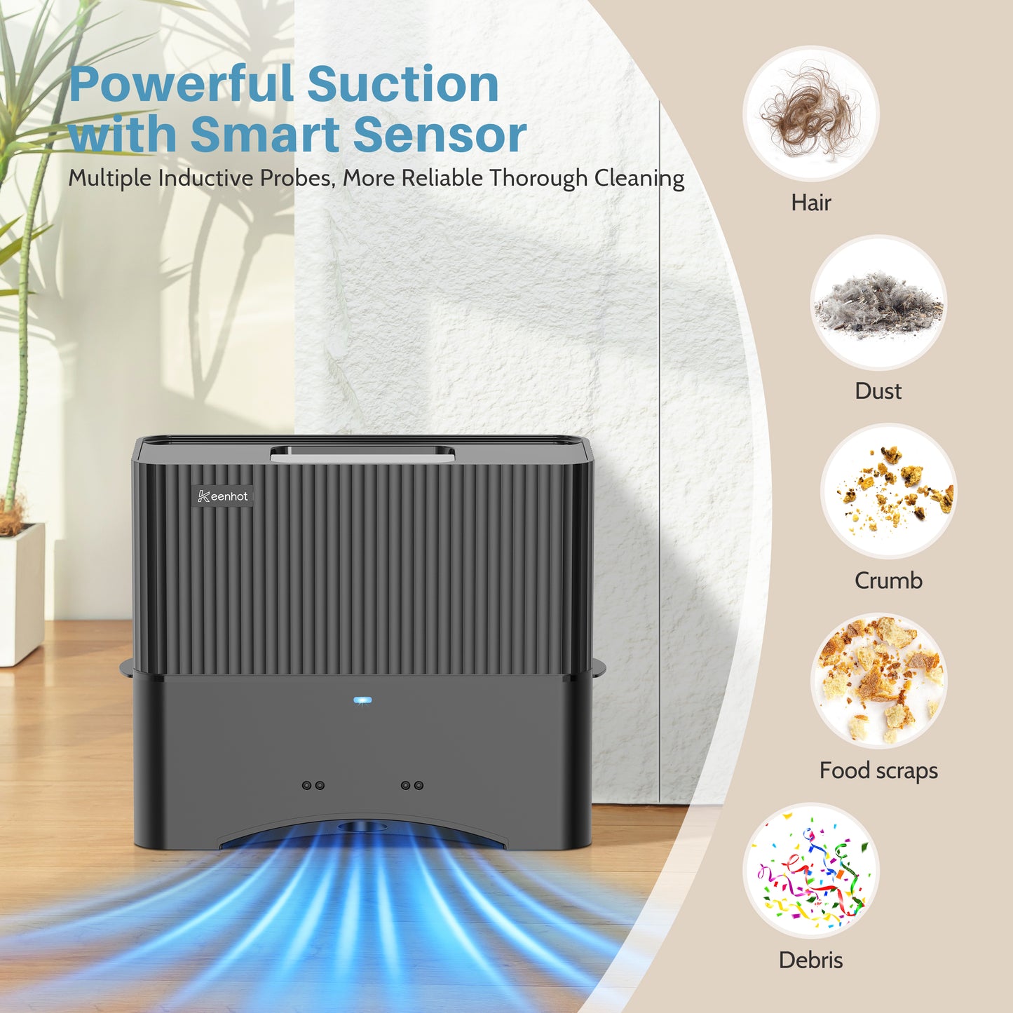Keenhot Touchless Vacuum Automatic DustpanEL7