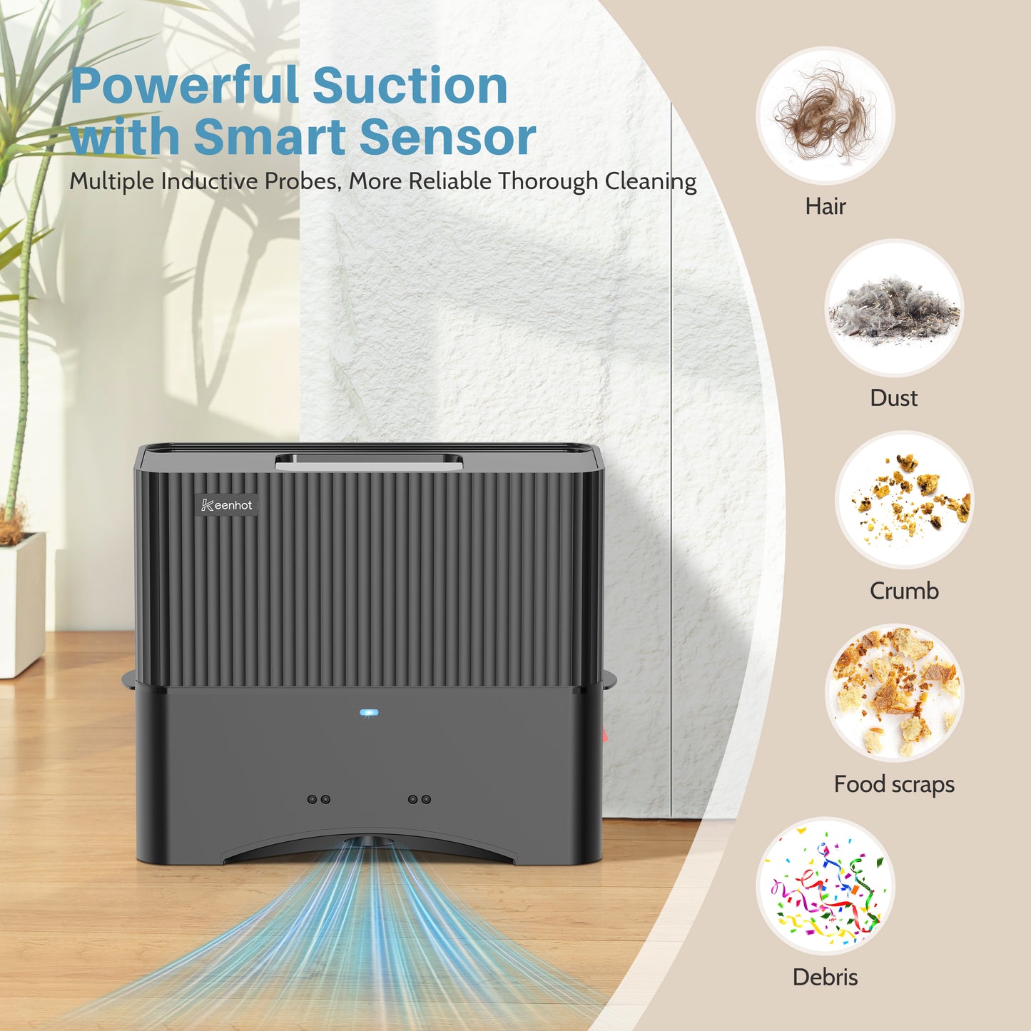 Keenhot Touchless Vacuum Automatic DustpanEL7
