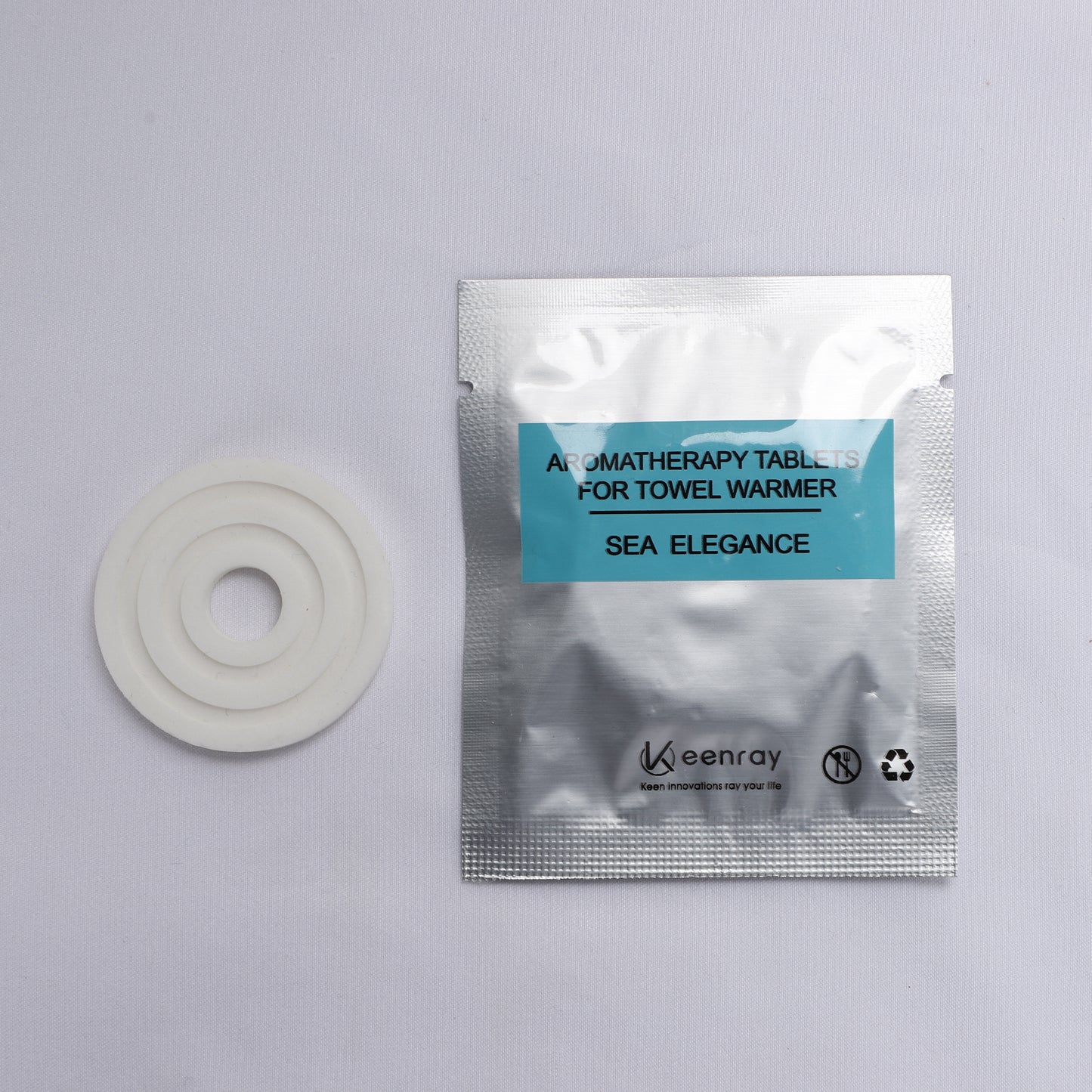 Keenray Towel Warmer Fragrance Disc, Fresh Fragrance Scented Pads for Towel Warmer Bucket (Ocean Flavor)