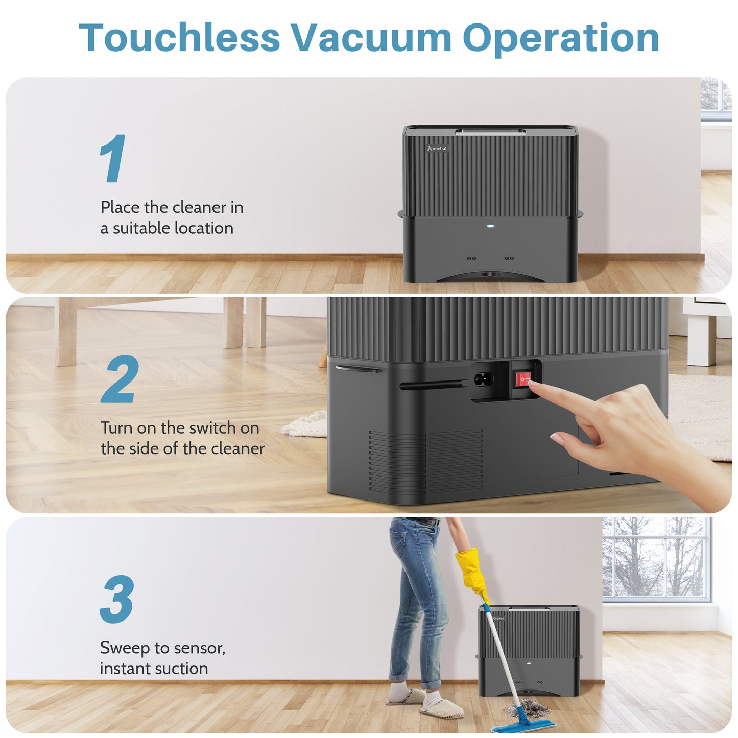 Keenhot Touchless Vacuum Automatic DustpanEL7