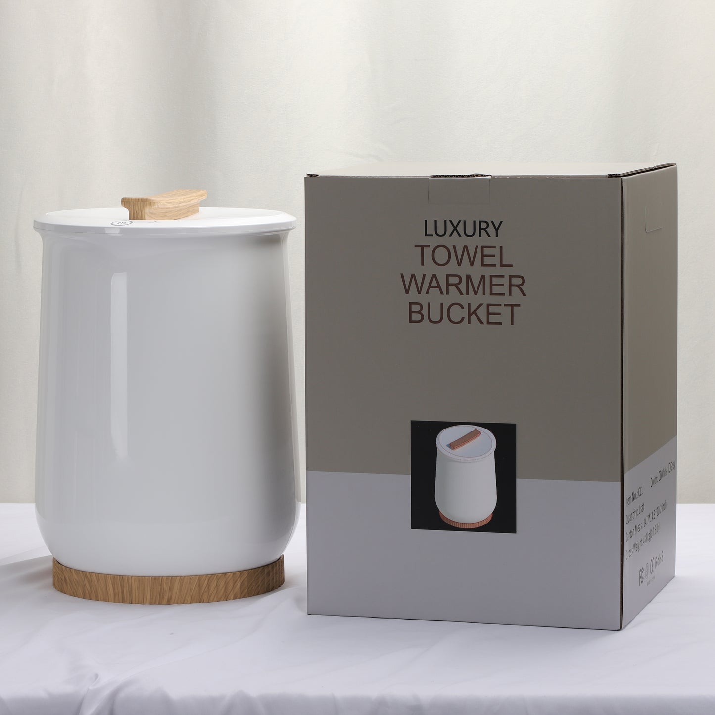 Keenray Bucket Towel Warmer CL1 White