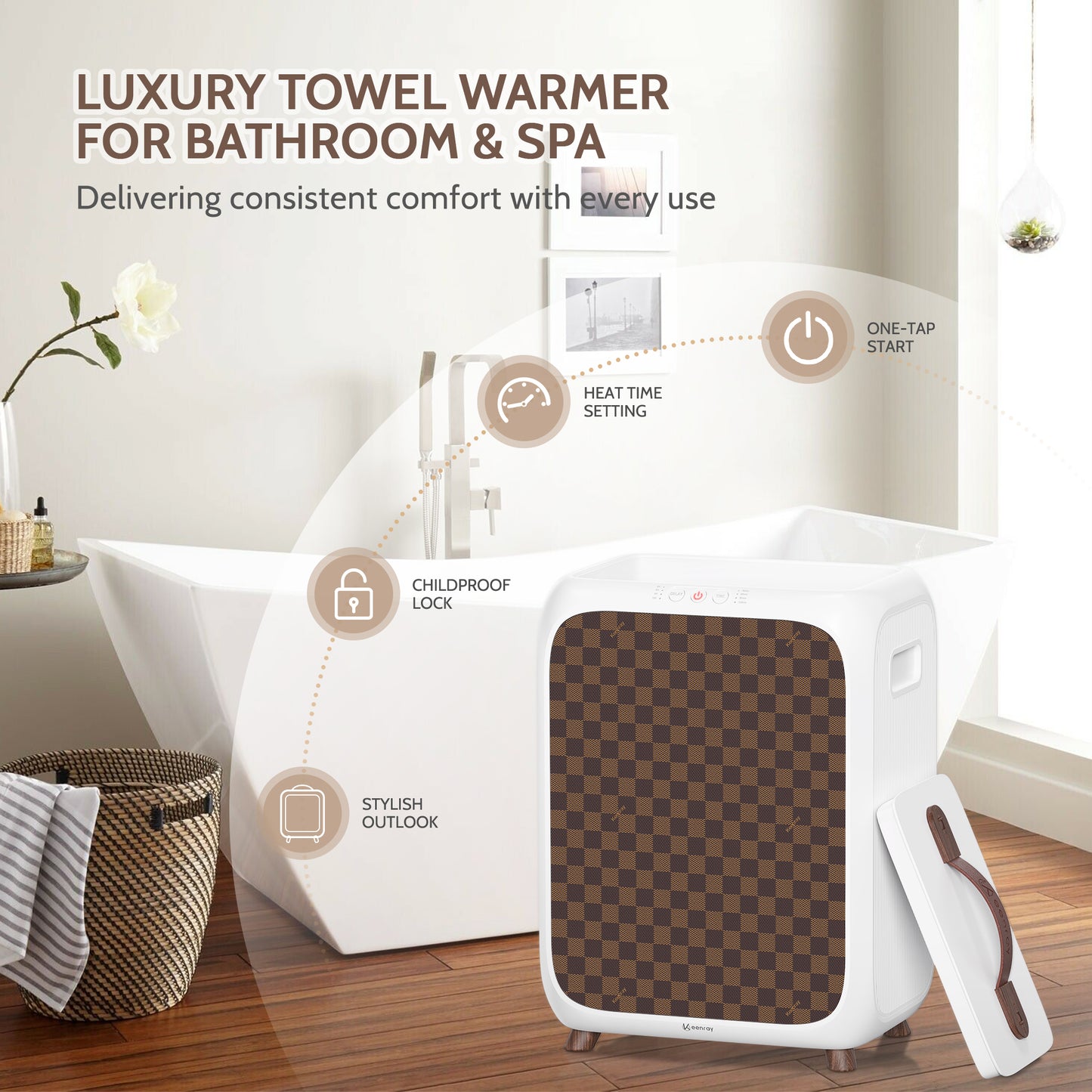 Keenray Checkerboard Towel Heater CL7