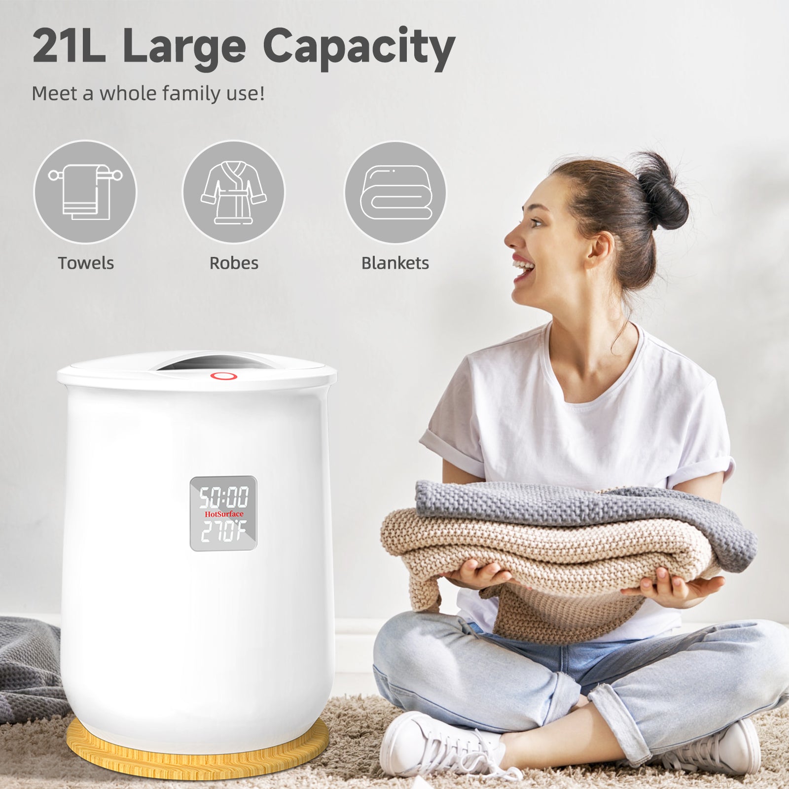 Keenhot Towel Warmer Bucket CL18 Keenray Keen innovations ray your life