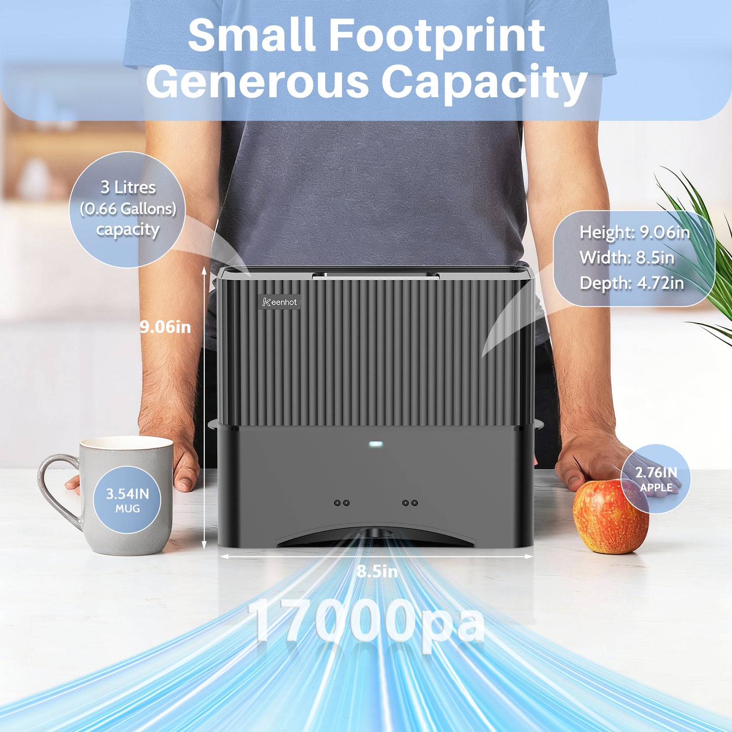 Keenhot Touchless Vacuum Automatic DustpanEL7