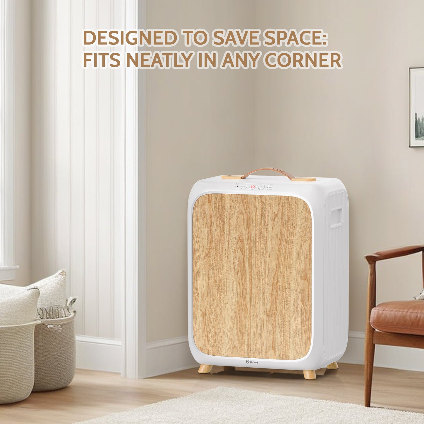 Keenray Towel Warmer Bucket, Luxury Rectangle Towel Warmer for Bathroom with Timer & Delay